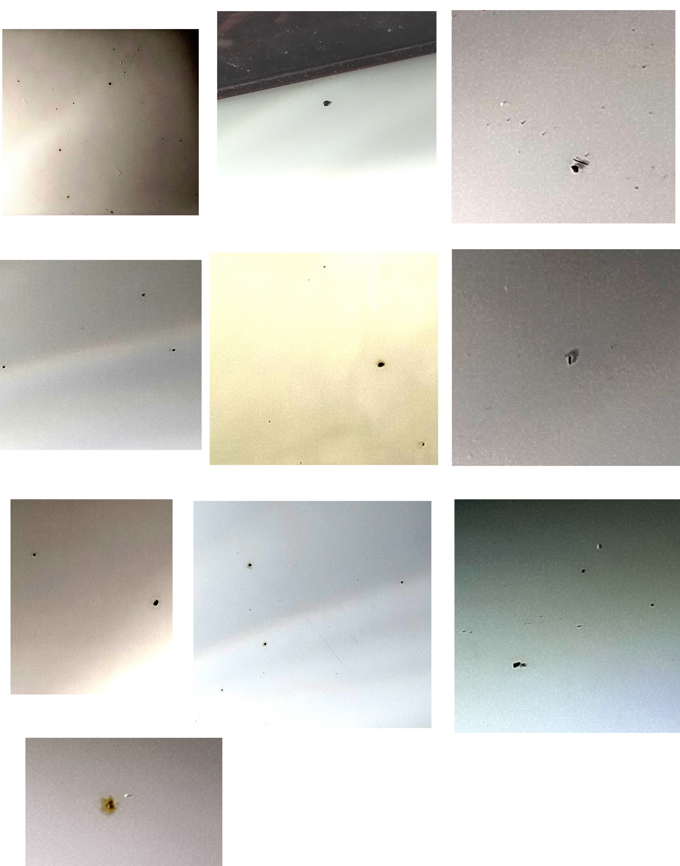 Défauts sur le hayon