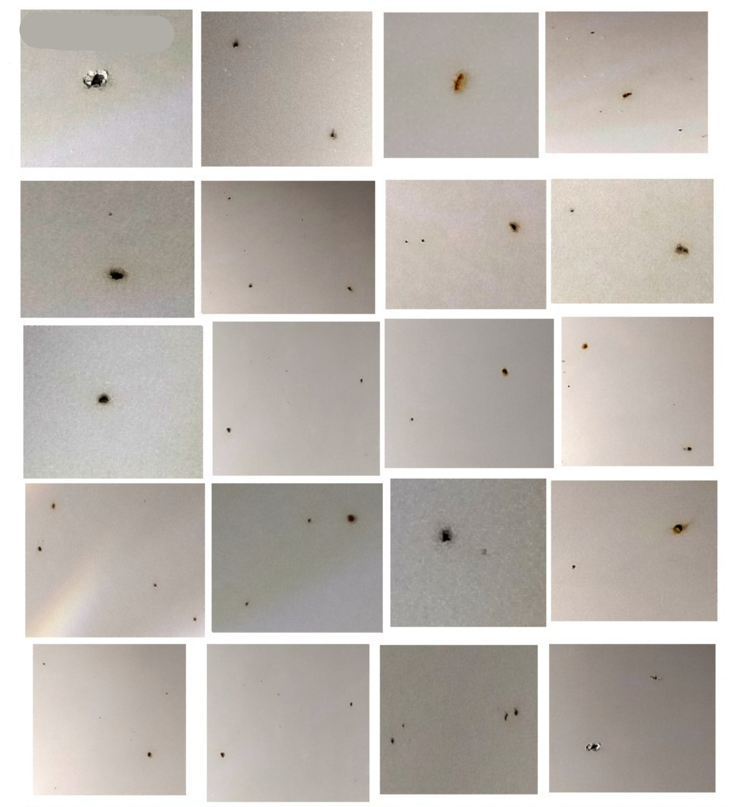 Défauts de peinture sur le capot